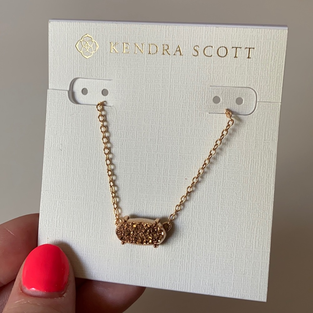 Rose Gold Kendra Scott Necklace